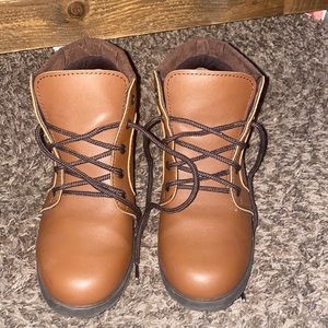 Brown booties